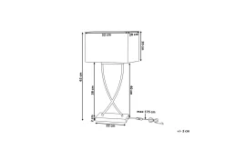Yasuni Bordlampe 20 cm