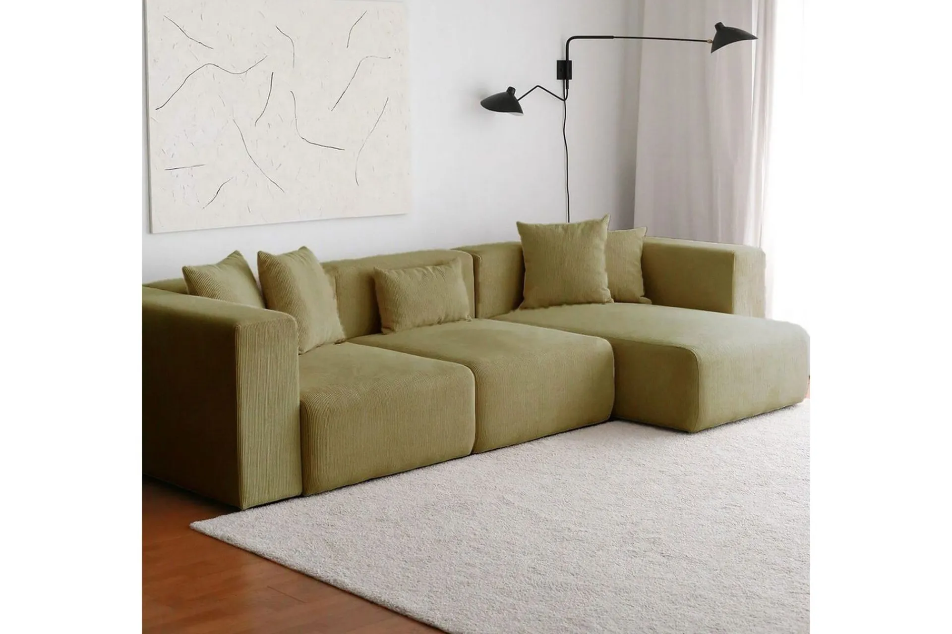 Yolo Sofa med Divan 6-sits