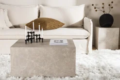 Venture Home York Travertin Sofabord 80x60x40 cm