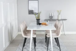 Venture Home Spisegrupper-Ypas Spisegruppe 180 cm inkl. 6 Pontus Stoler Hvit