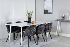 Venture Home Ypas Spisegruppe 180 cm inkl. 6 Sedavi Stoler