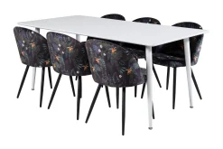 Venture Home Ypas Spisegruppe 180 cm inkl. 6 Sedavi Stoler