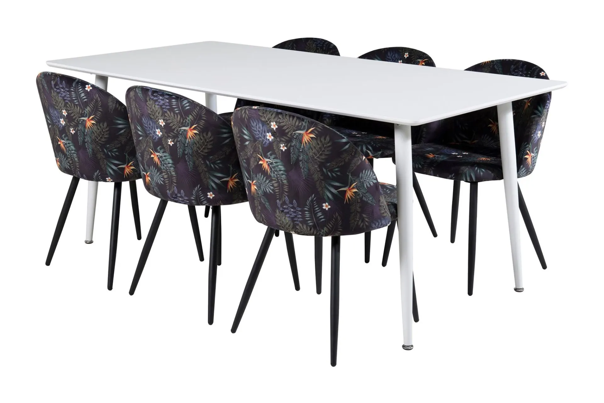Venture Home Ypas Spisegruppe 180 cm inkl. 6 Sedavi Stoler
