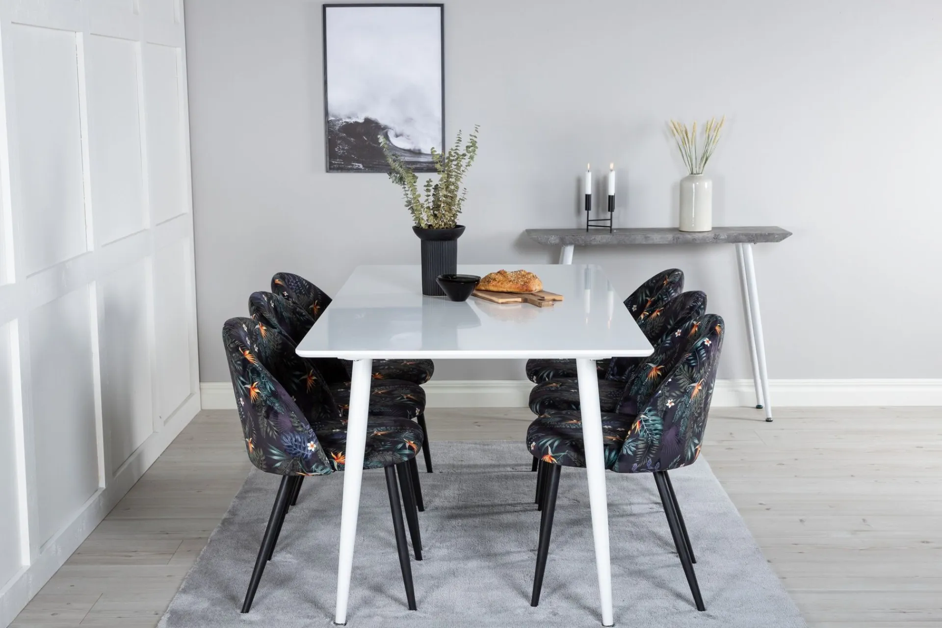 Venture Home Ypas Spisegruppe 180 cm inkl. 6 Sedavi Stoler