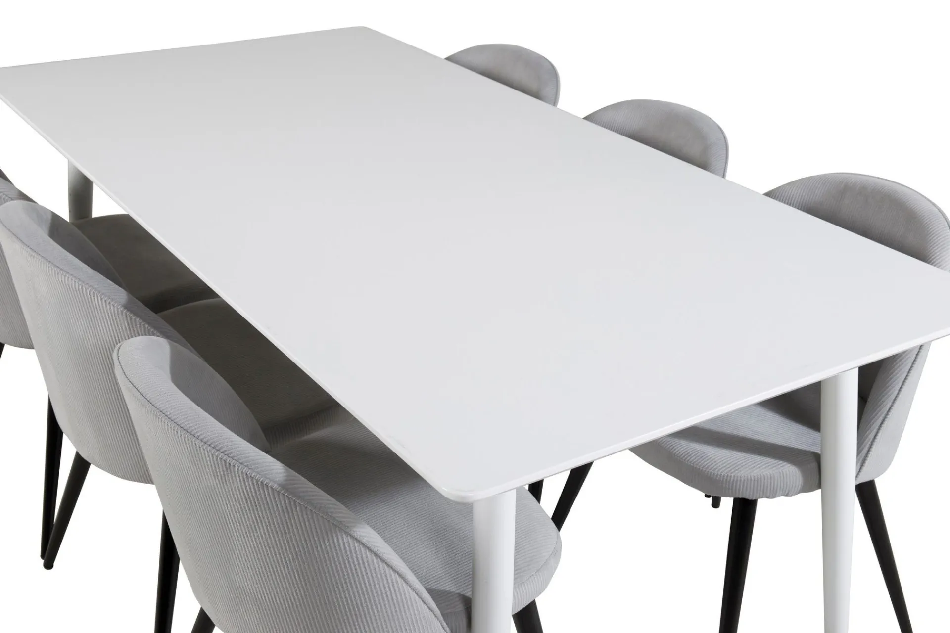 Venture Home Ypas Spisegruppe 180 cm inkl. 6 Valera Stoler