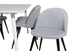 Venture Home Ypas Spisegruppe 180 cm inkl. 6 Valera Stoler