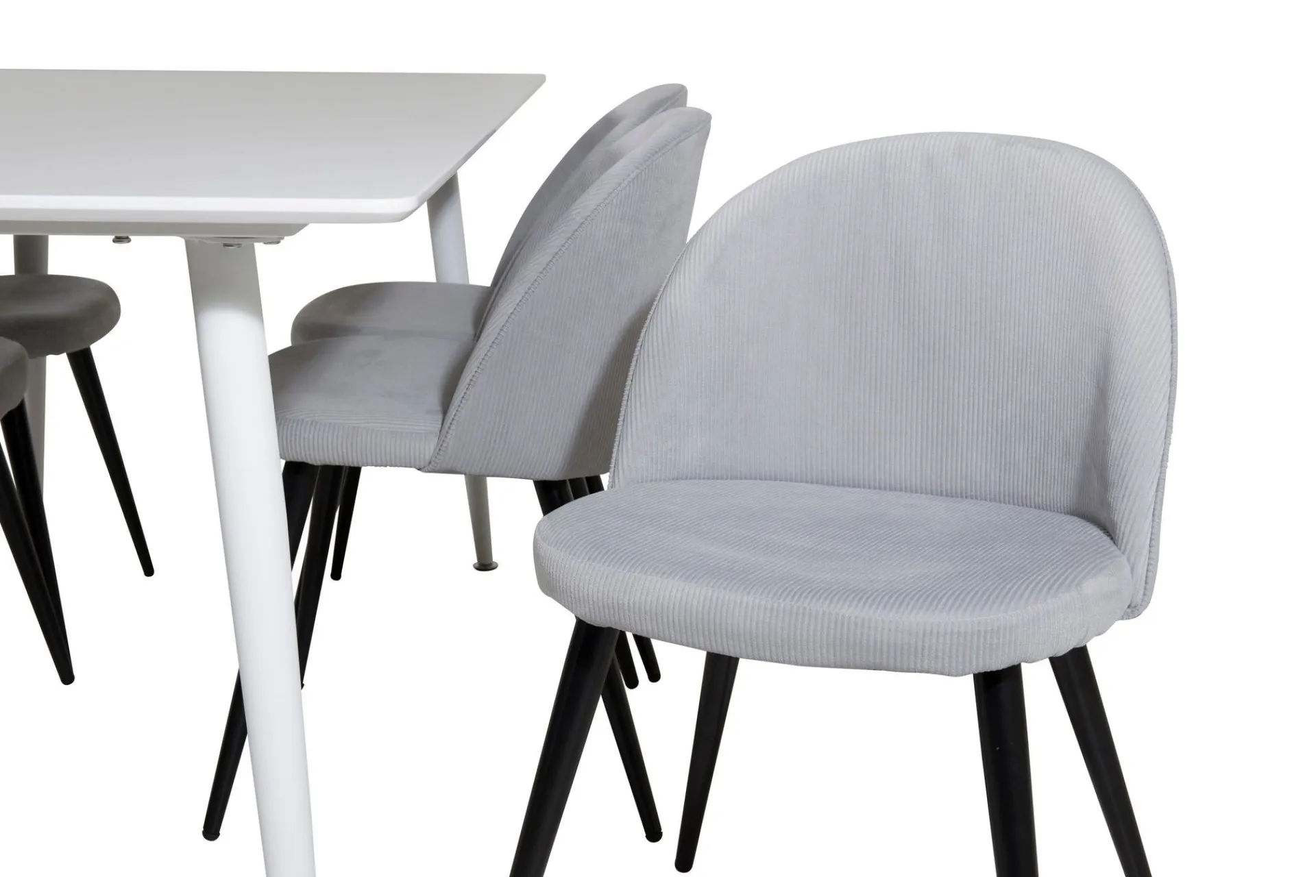 Venture Home Ypas Spisegruppe 180 cm inkl. 6 Valera Stoler