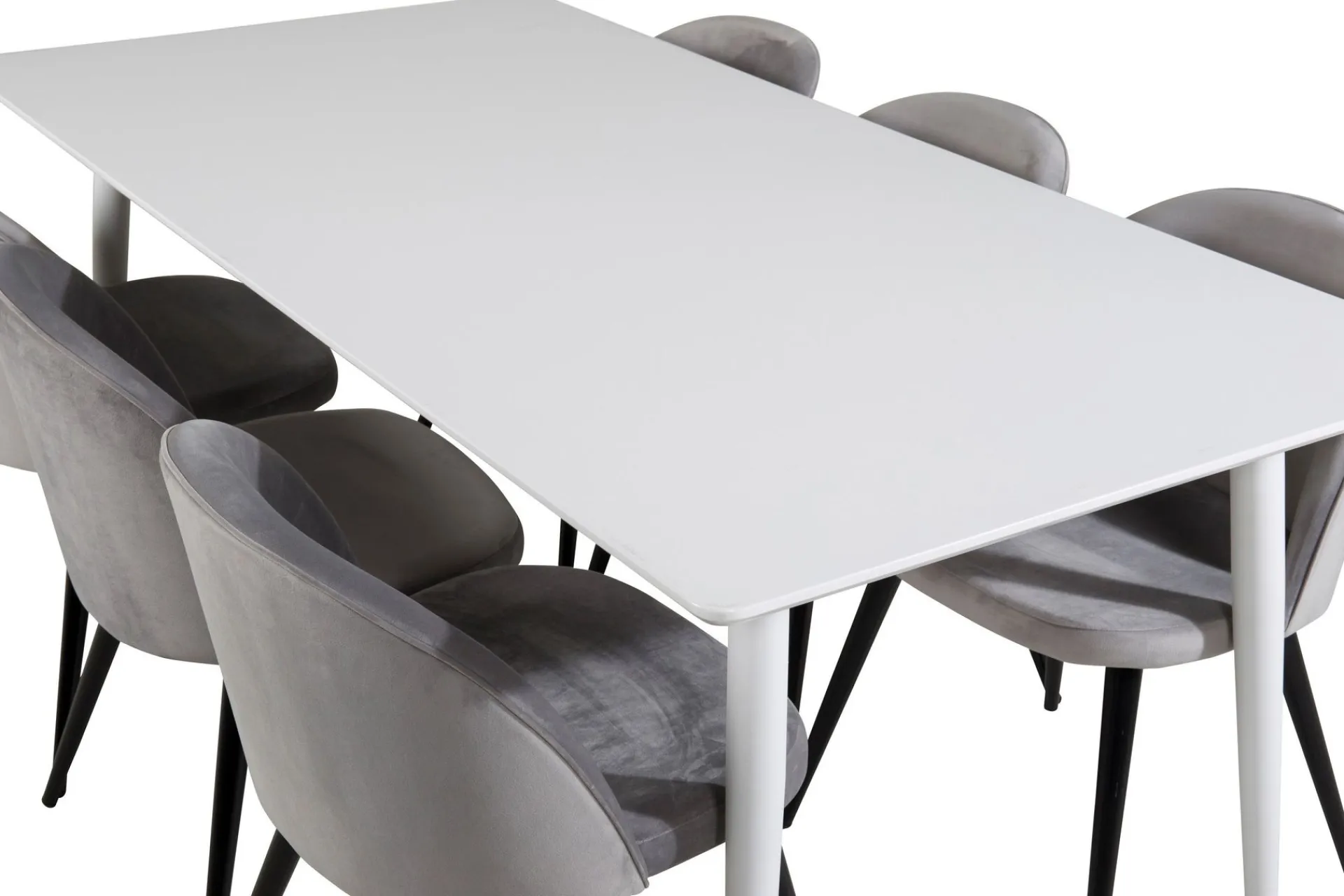 Venture Home Ypas Spisegruppe 180 cm inkl. 6 Valeri Stoler