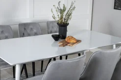 Venture Home Ypas Spisegruppe 180cm inkl. 6 Valera Lyx Stoler