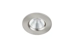 Trio Lighting Zagros LED Recessed spot IP6 børstet rund