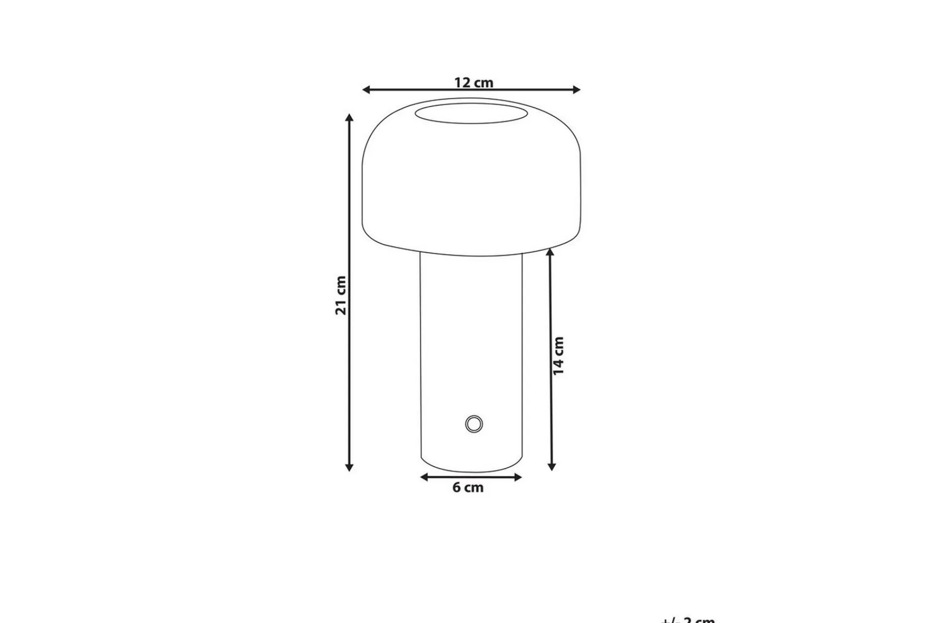 Bordlampe-Zakyn LED Skrivebordslampe Blå