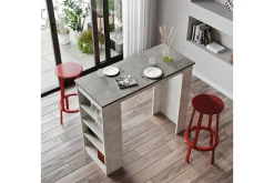 Vintilbehør|Barmøbler-Zambasa Barbord 120 cm Natur,Grey