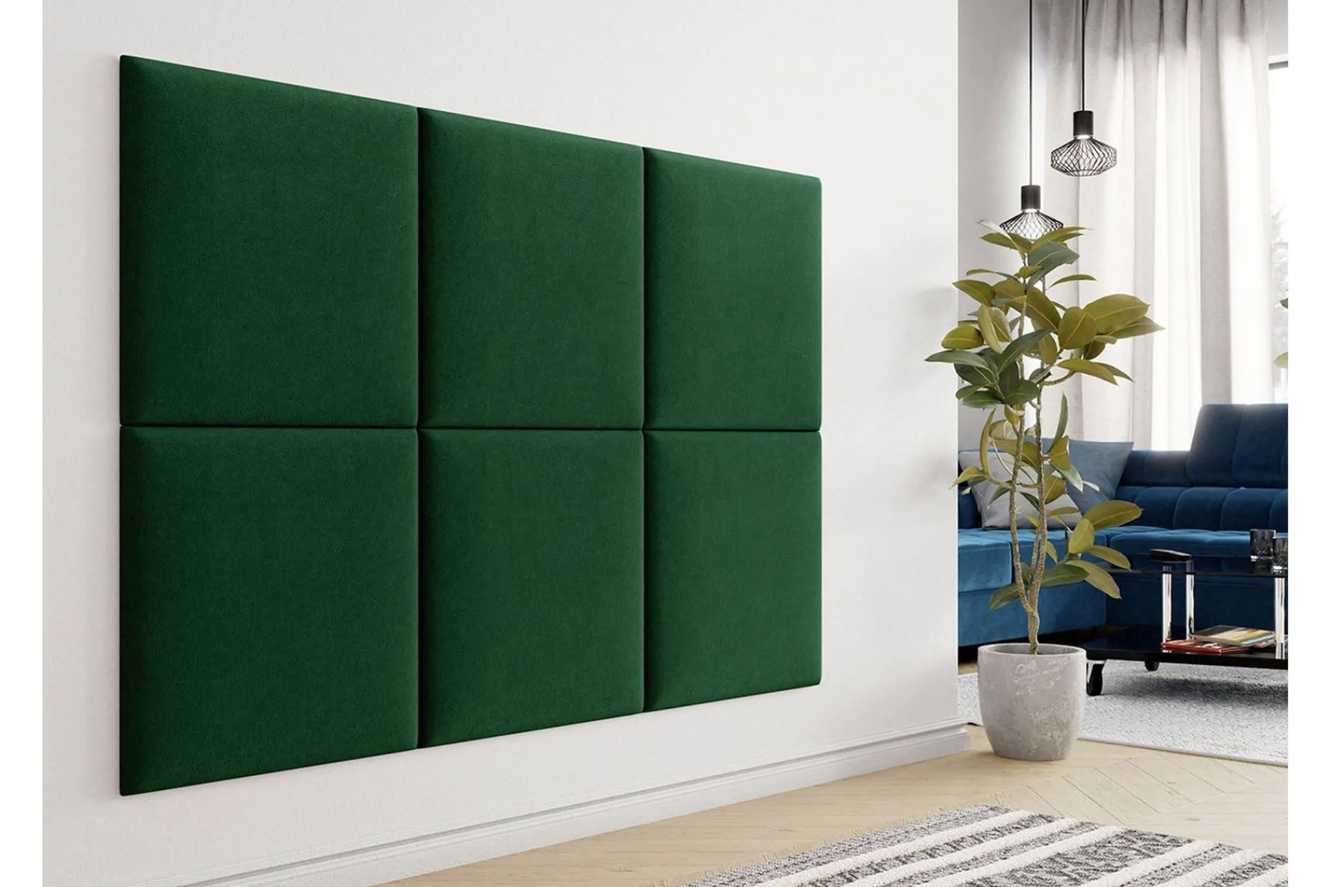 Gulv, Vegg & Tak-Zaratuz Veggpanel 60x60 cm Grønn