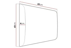 Gulv, Vegg & Tak|Malefarge-Zaratuz Väggpanel 60x60 cm Black Svart