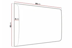 Zaratuz Väggpanel 42x84 cm Yellow