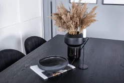 Venture Home Spisegrupper-Zenazmi Forlengningsbar Spisegruppe 195 cm inkl. 6 Foyos Sto Svart