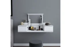 Sminkebord & Toalettbord-Zenn Sminkebord 100 cm Hvit