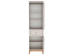 Vitrineskap|Skap-Zeylor Vitrineskap 193 cm med Belysning beige