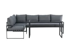 Venture Home Veranda & Terrasse|Loungesett-Zingaro Sofagruppe Utendørs 4-seter Svart,Grey