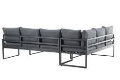Venture Home Veranda & Terrasse|Loungesett-Zingaro Sofagruppe Utendørs 4-seter Svart,Grey