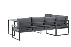 Venture Home Veranda & Terrasse|Loungesett-Zingaro Sofagruppe Utendørs 4-seter Svart,Grey