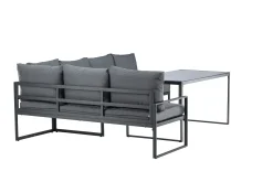 Venture Home Veranda & Terrasse|Loungesett-Zingaro Sofagruppe Utendørs 4-seter Svart,Grey