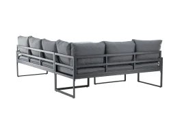 Venture Home Veranda & Terrasse|Loungesett-Zingaro Sofagruppe Utendørs 4-seter Svart,Grey