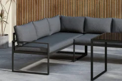 Venture Home Veranda & Terrasse|Loungesett-Zingaro Sofagruppe Utendørs 4-seter Svart,Grey